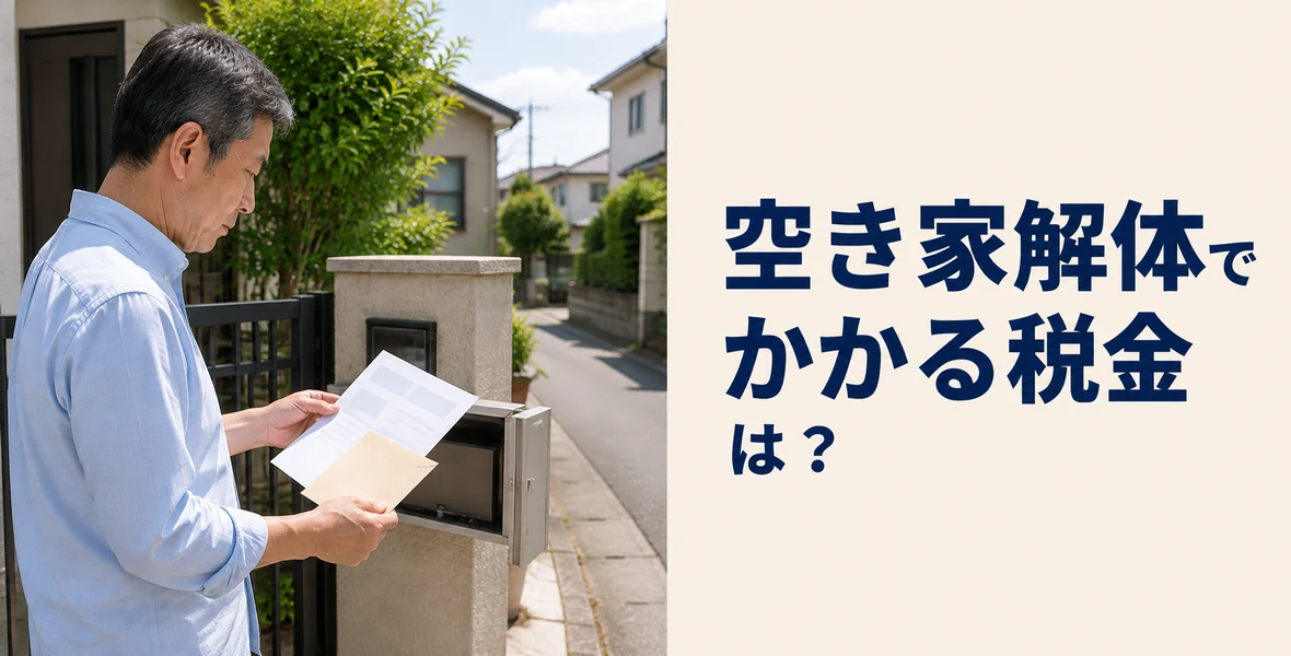 空き家解体と税金