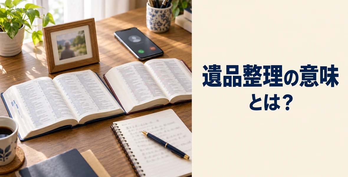 遺品整理の意味・言い換え