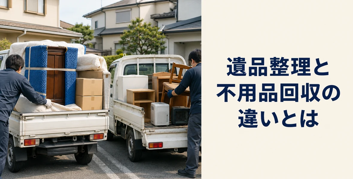 不用品回収業者との違い