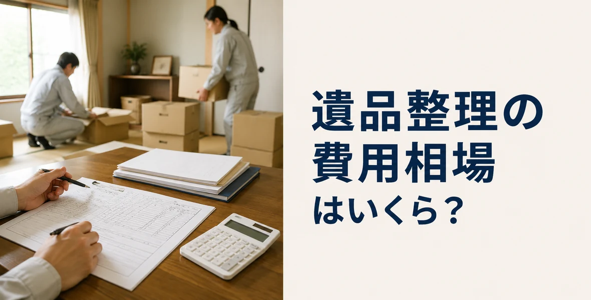 遺品整理の費用・料金