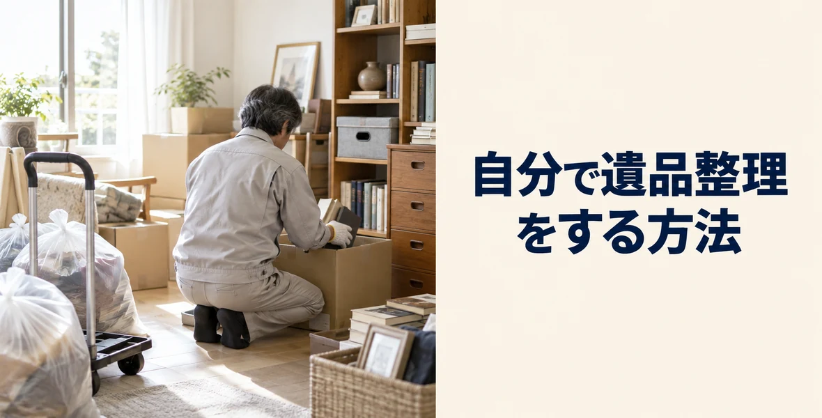 自分で遺品整理をする