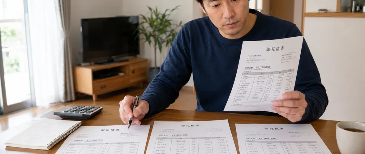 相見積もりの比較